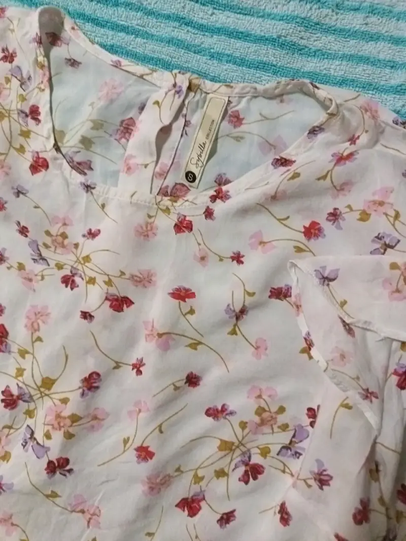Blusa floral manga larga - 3