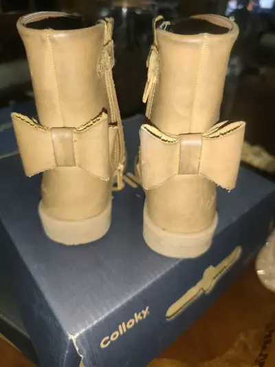 Botas camel para niña - miniatura 3