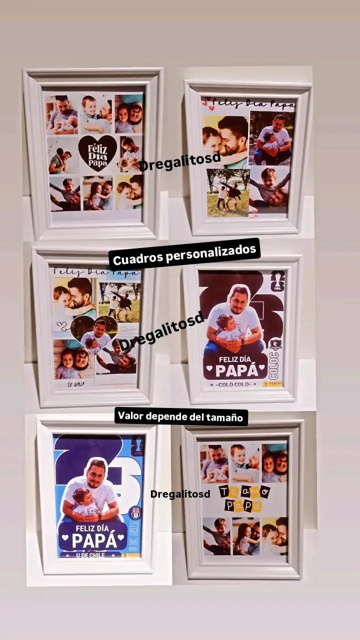Cuadros personalizados Día del Padre - 1