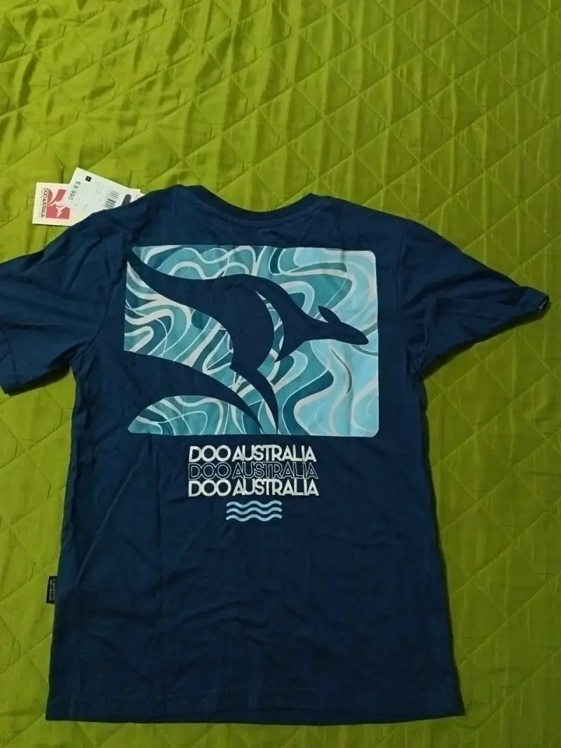 Polera azul Doco Australia - 3