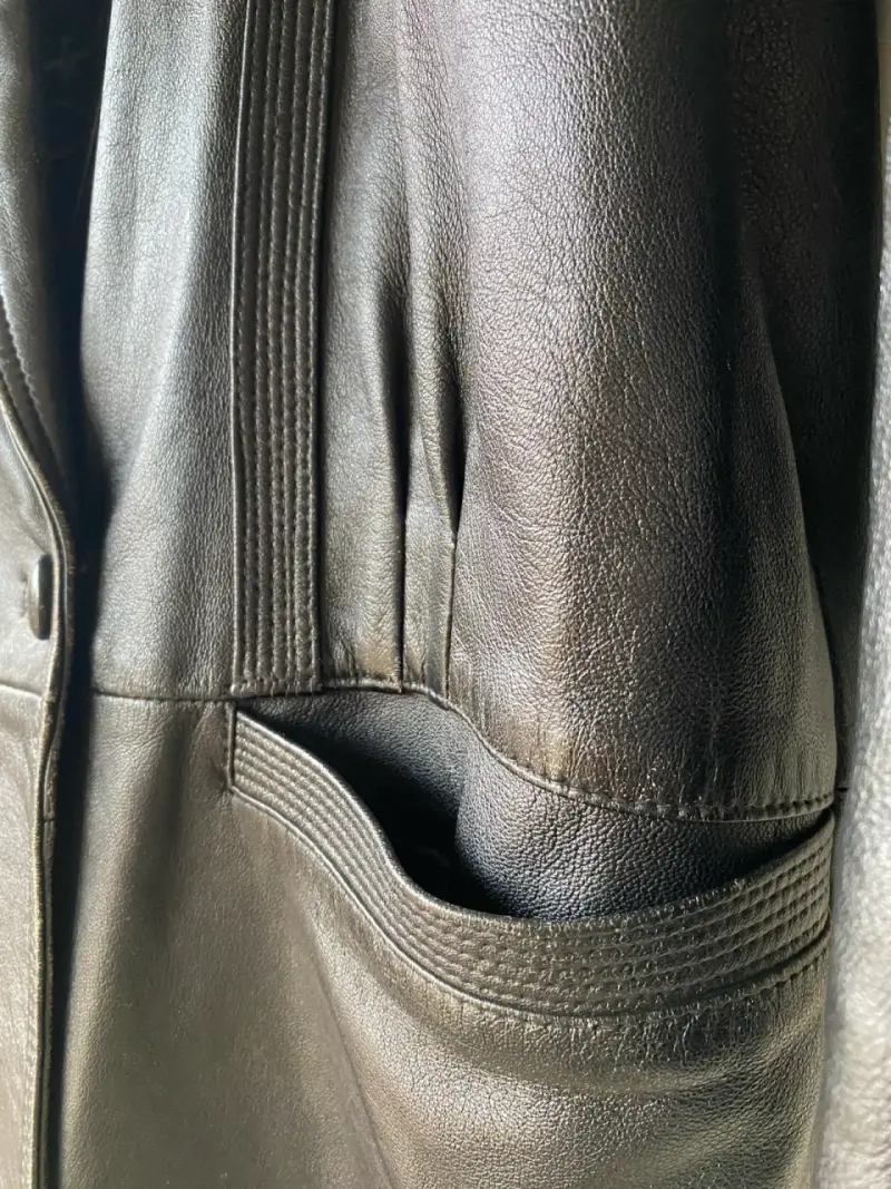 Chaqueta de cuero Vintage talla 42 - 5