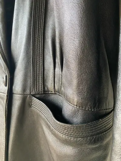 Chaqueta de cuero Vintage talla 42 - miniatura 5