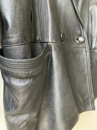 Chaqueta de cuero Vintage talla 42 - miniatura 6