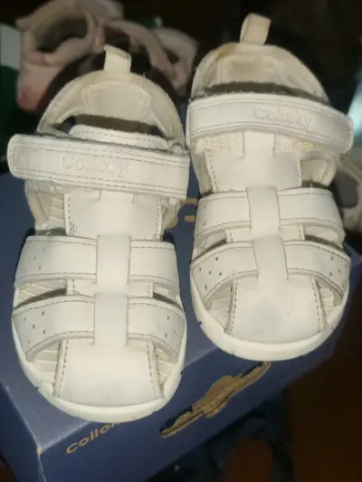 Sandalias blancas para niño Colloky - miniatura 1