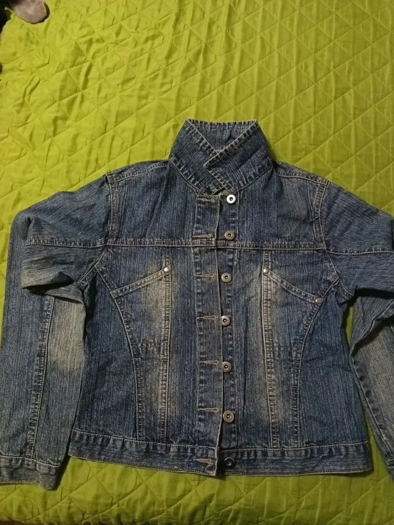 Chaqueta de mezclilla azul - 1