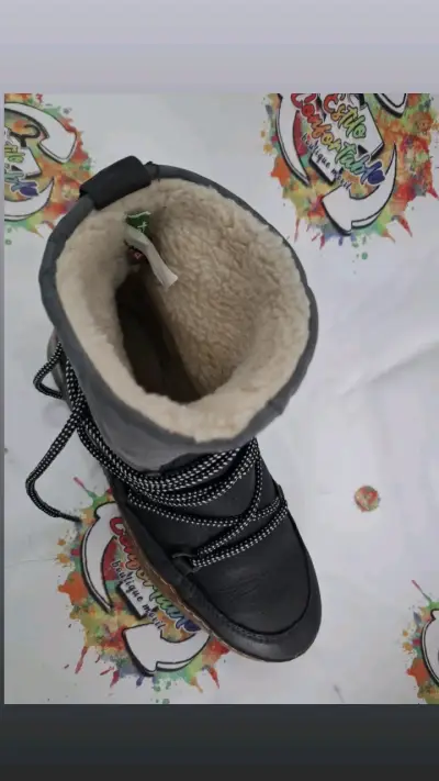 Botas de cuero  invierno  azul talla 39 - miniatura 3