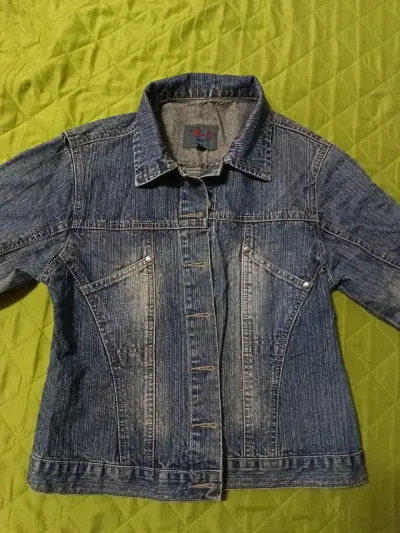 Chaqueta de mezclilla azul - miniatura 3