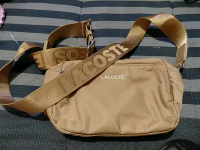 Bandolera Lacoste beige - miniatura 1