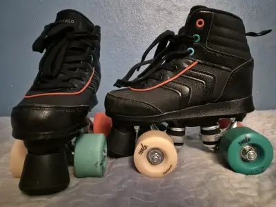 Patines 4 ruedas Oxelo negros - miniatura 2