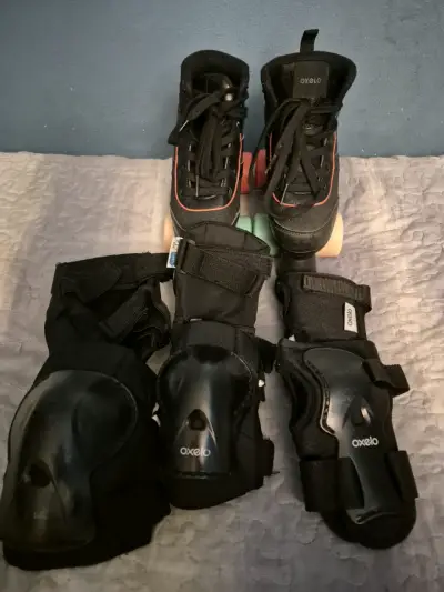 Patines 4 ruedas Oxelo negros - miniatura 4