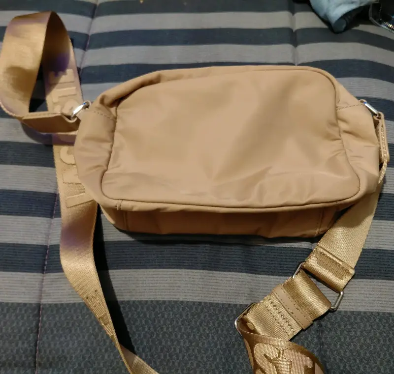 Bandolera Lacoste beige - 4