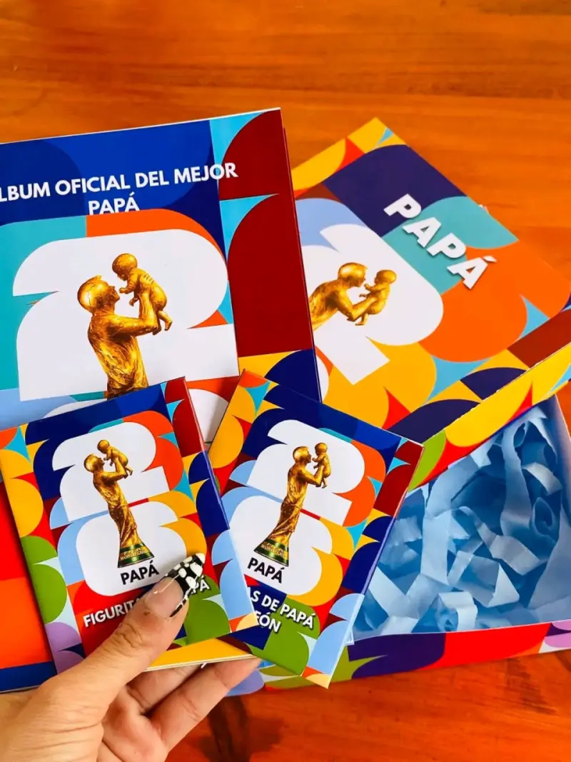 Álbum y stickers del mejor papá