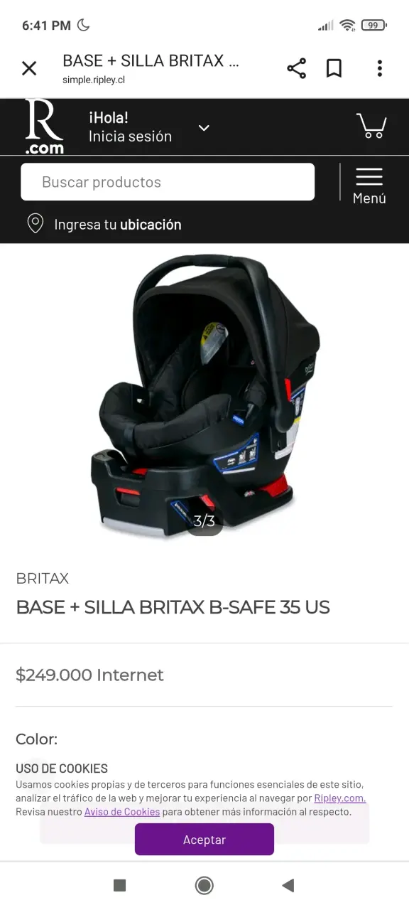Silla de auto Britax B-Safe - 1