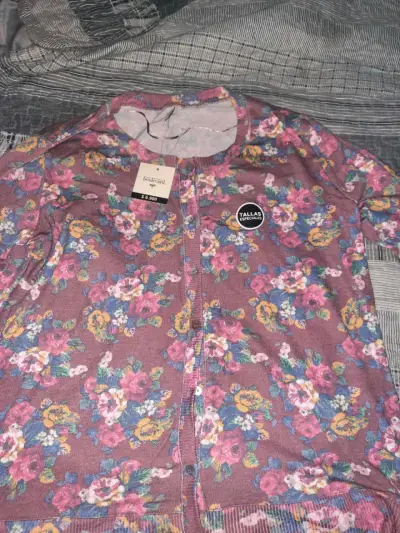 Polera de mujer floral talla XXL - miniatura 1
