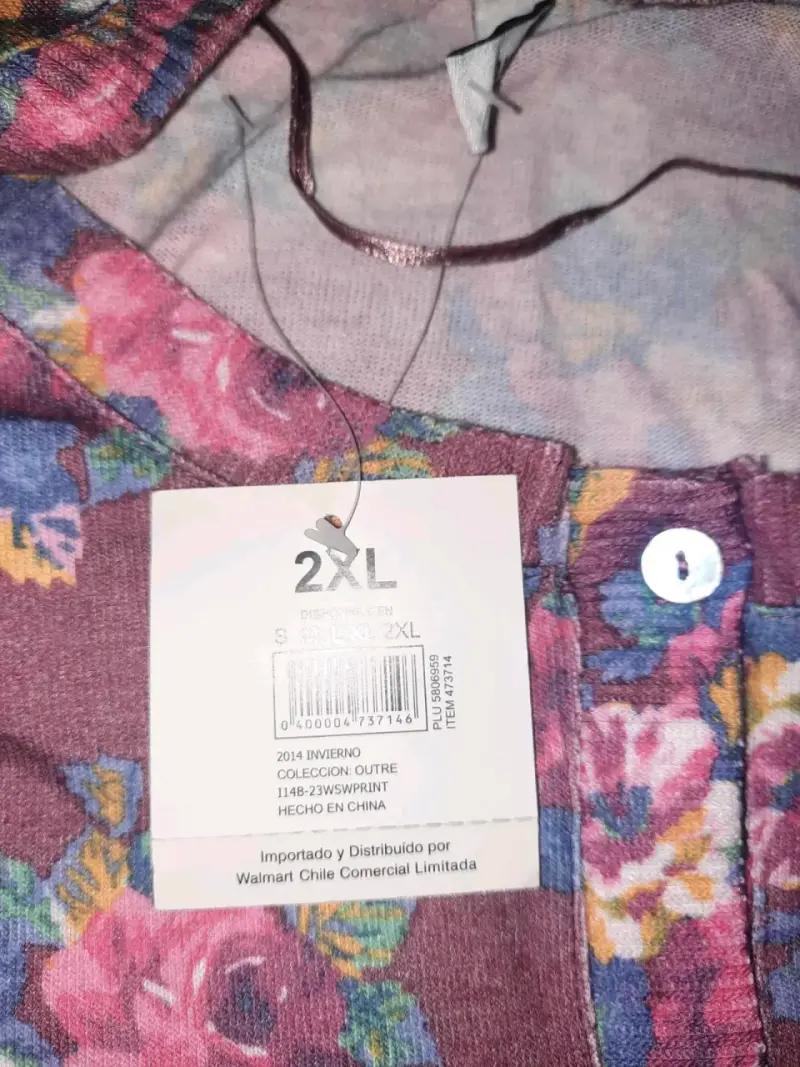 Polera de mujer floral talla XXL - 2