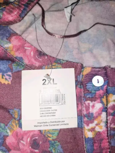Polera de mujer floral talla XXL - miniatura 2
