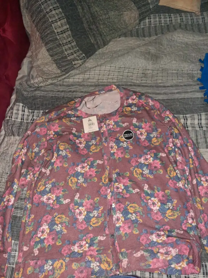 Polera de mujer floral talla XXL - 3