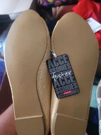 Chalas amarillas de mujer casual Foster talla 38 - miniatura 2