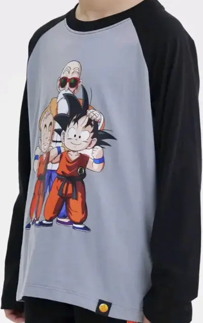 Polera de marga larga gris Dragon Ball Z talla 10 - miniatura 2