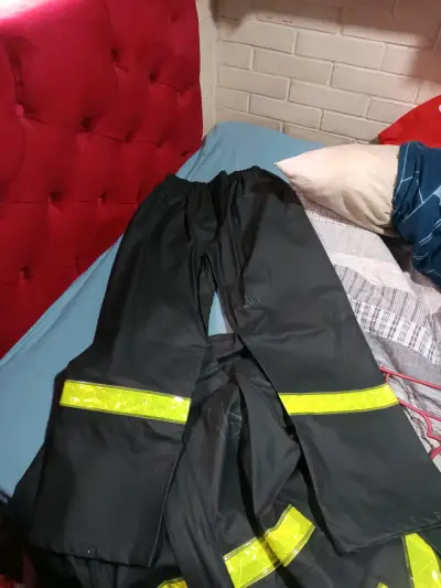 Chaqueta y pantalón para la lluvia reflectante L - miniatura 5