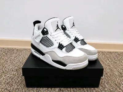 Jordan retro 4 military black - miniatura 1