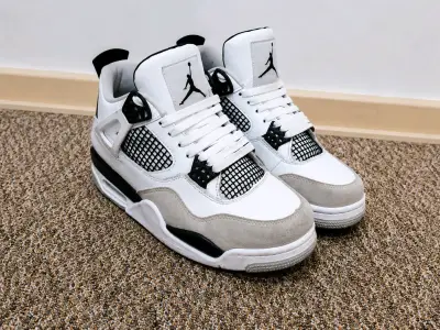 Jordan retro 4 military black - miniatura 3