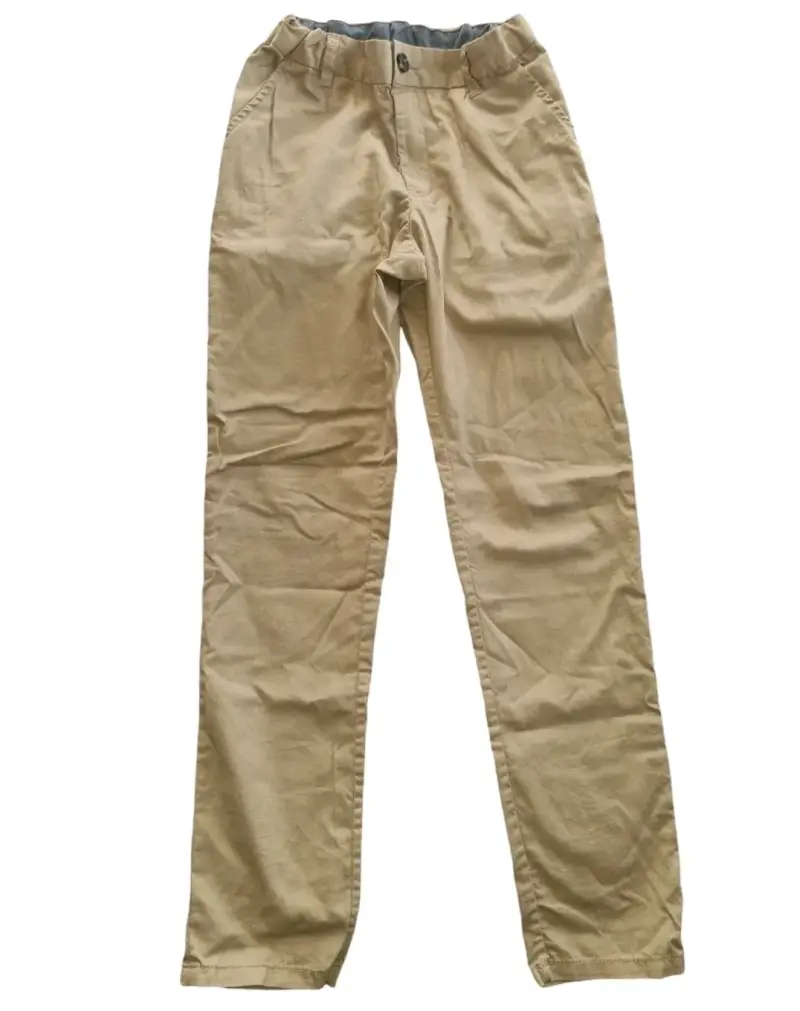 Conjunto camisa y pantalón beige - 2