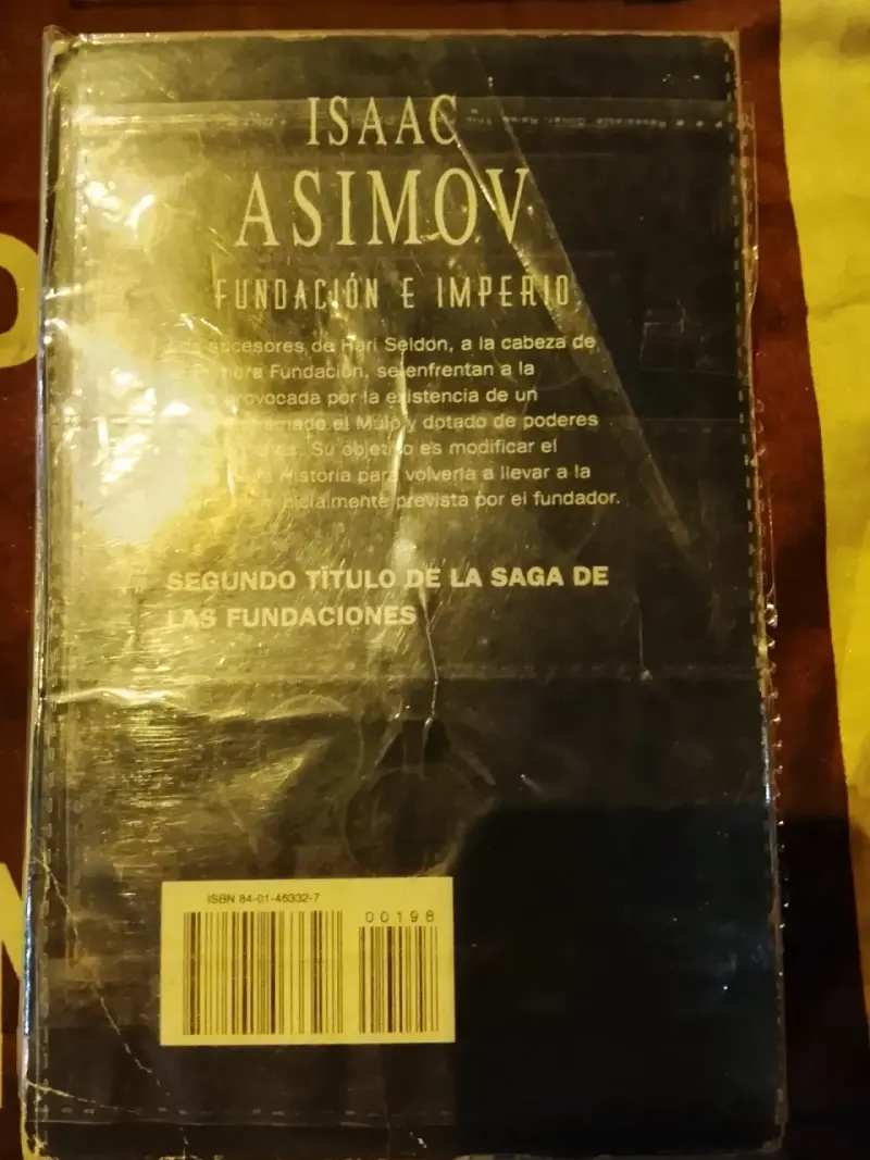 Libro Fundación e Imperio de Isaac Asimov - 2
