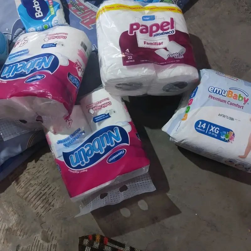 Pack pañales y papel higiénico