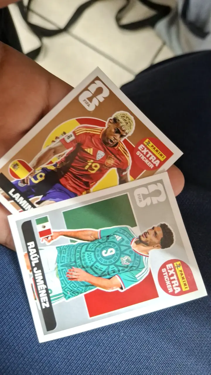 Láminas extra mundial