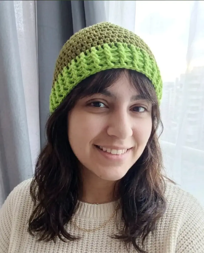 Gorro tejido a mano - 1