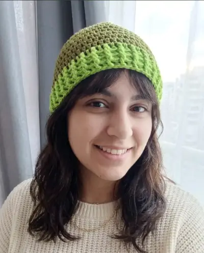 Gorro tejido a mano - miniatura 1