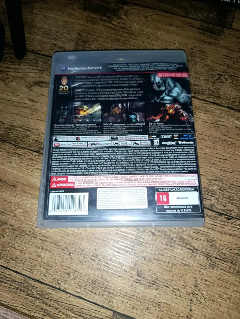 Doom 3 BFG Edition PS3 Usado - 2