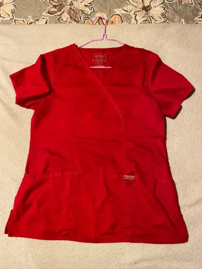 Polera médica rojo Cherokee - miniatura 1