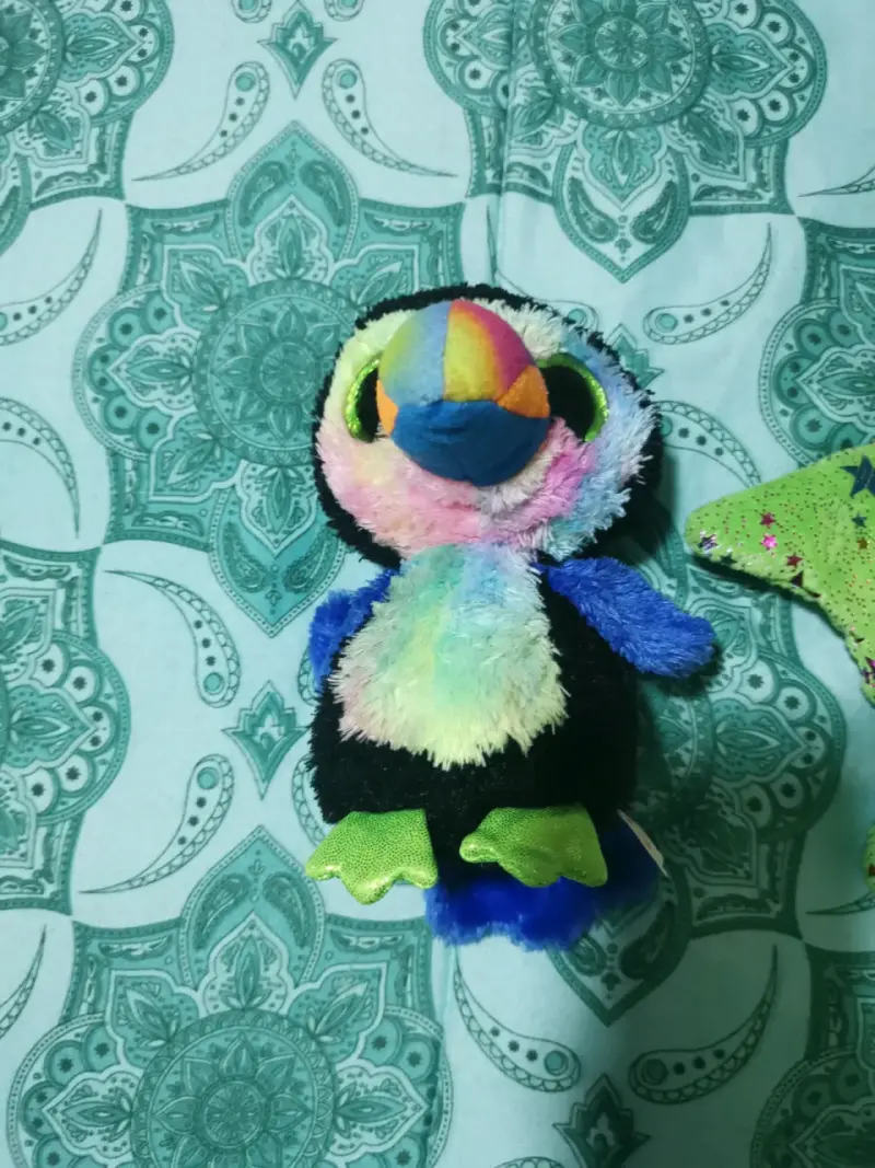 Peluche tucán multicolor - 1