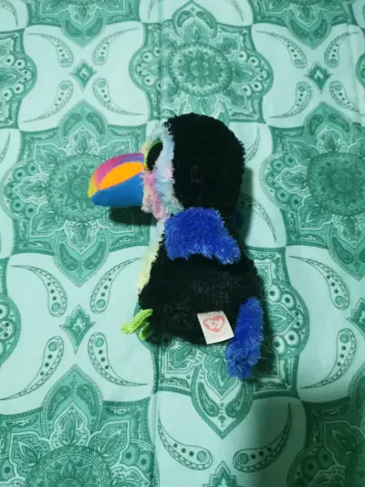 Peluche tucán multicolor - miniatura 2