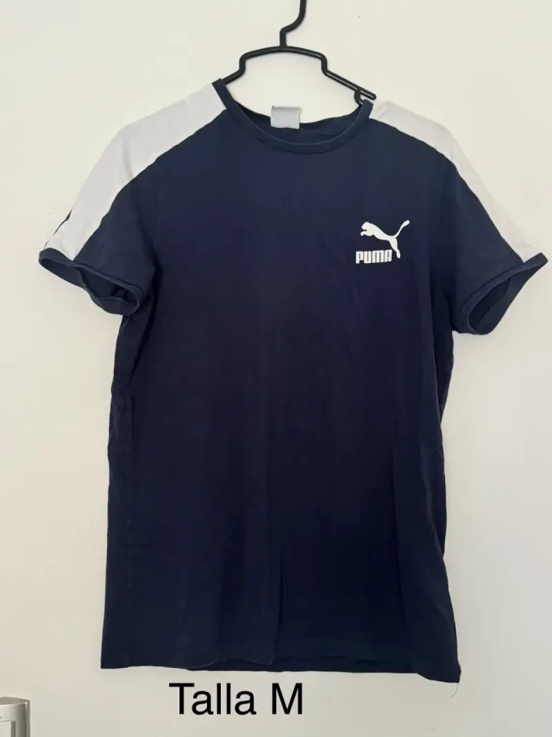 Polera morada Adidas talla L - 2