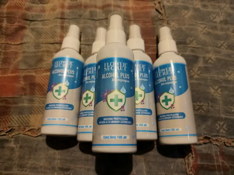 Set de 5 alcohol spray 100ml