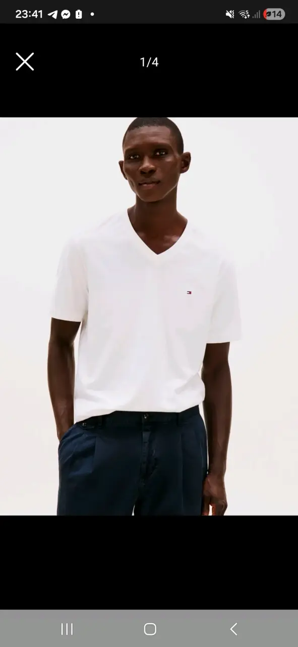 Polera blanca Tommy Hilfiger - 2