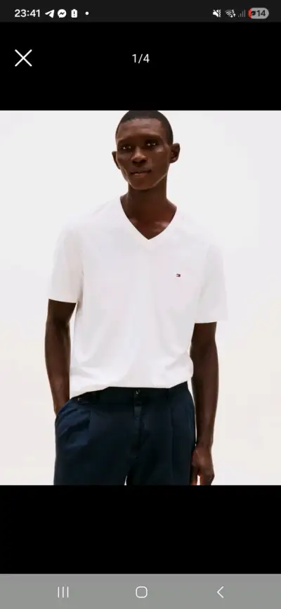 Polera blanca Tommy Hilfiger - miniatura 2