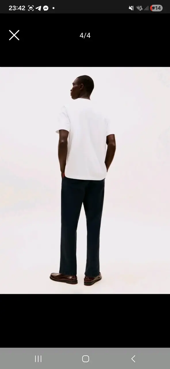 Polera blanca Tommy Hilfiger - 4