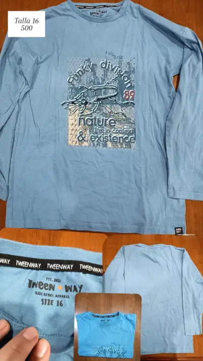 Polera infantil Spiderman azul - miniatura 3