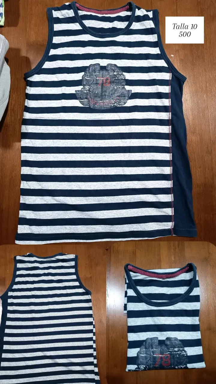 Polera tie-dye azul claro - 6