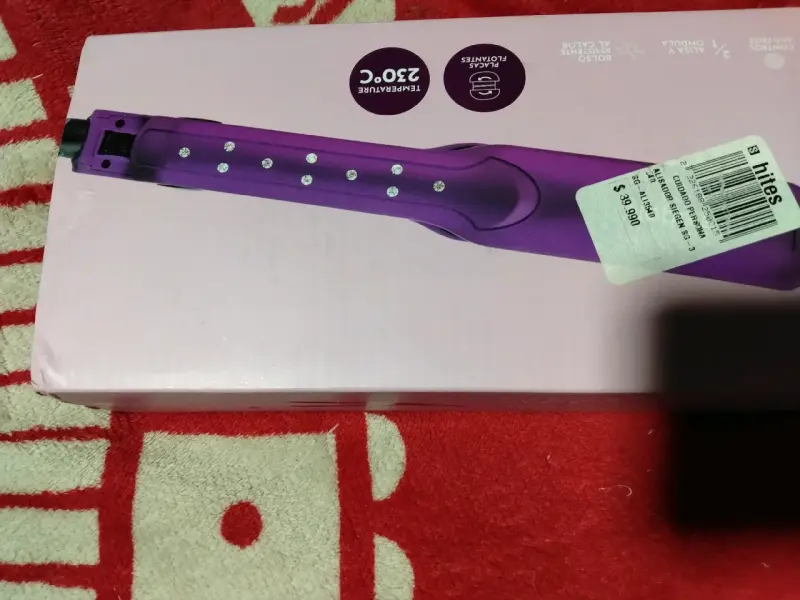 Plancha de cabello morada Siegen