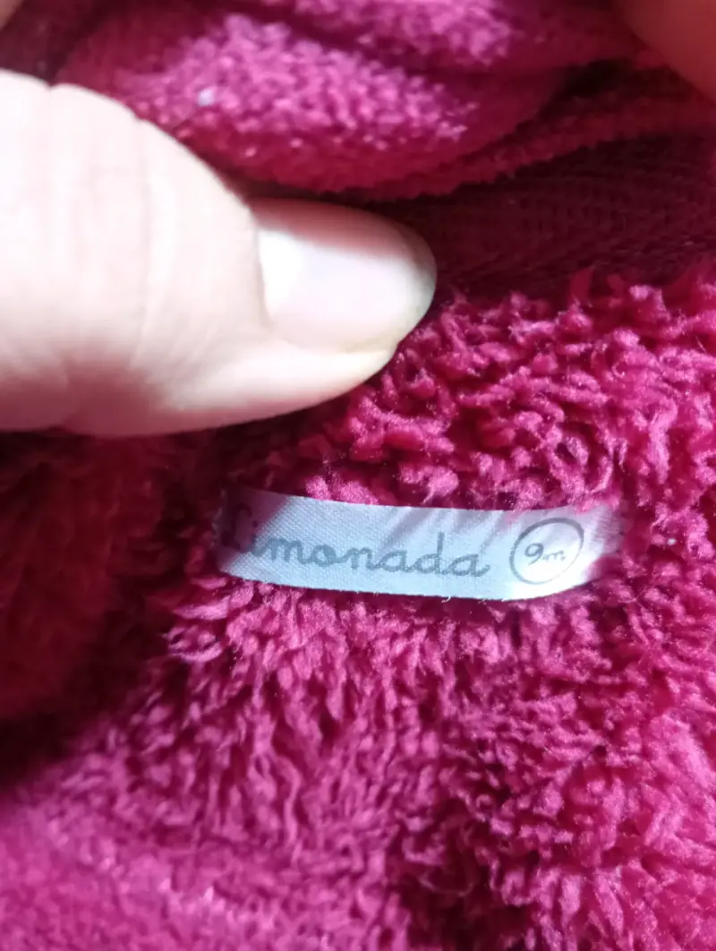 Abrigo rosa para niña - 2