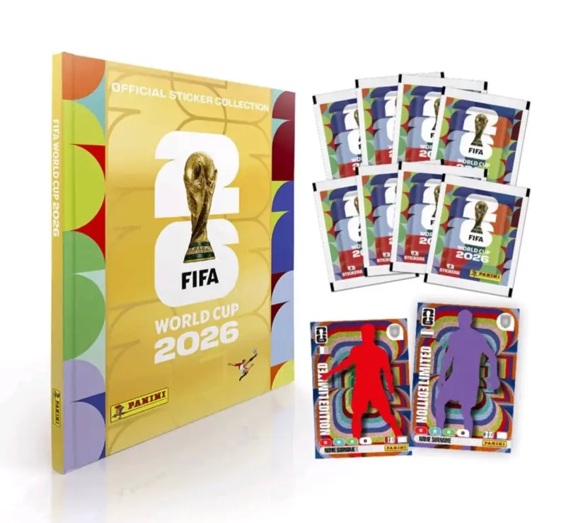 Pack Álbum FIFA World Cup 2026 Tapa Dura Gold - 2