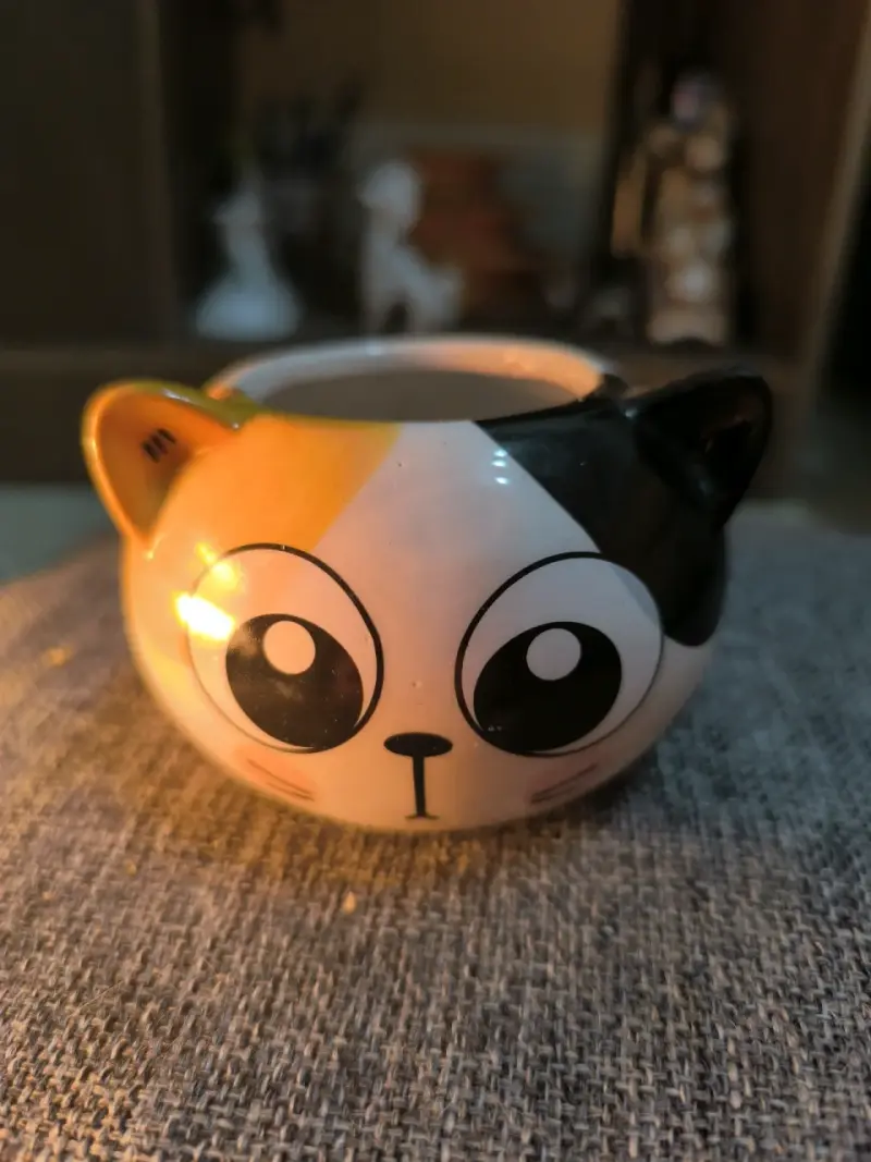 Maceteros cerámicos de gatitos - 2