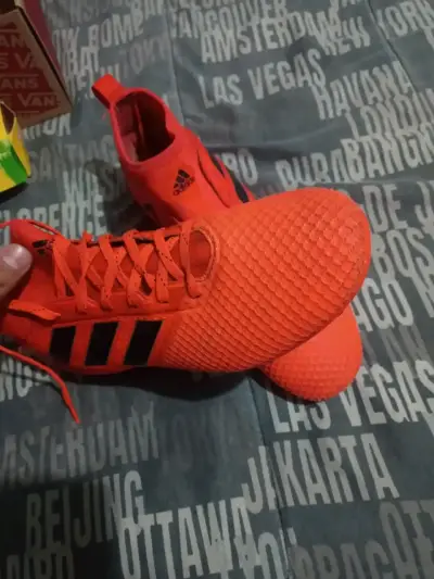 Zapatillas fútbol naranjas adidas - miniatura 4