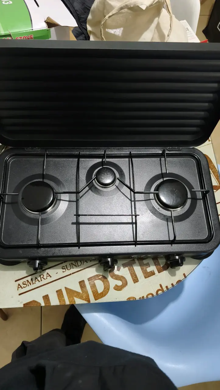 Cocina a gas portátil 3 quemadores - 2