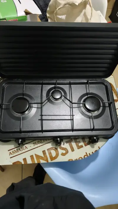 Cocina a gas portátil 3 quemadores - miniatura 2